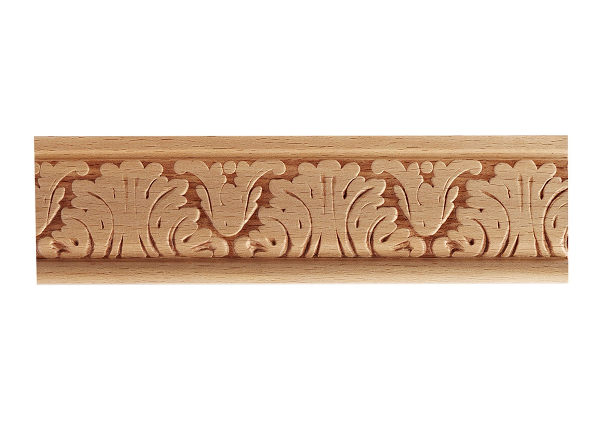 Beech Wood Frieze Embossed Moulding