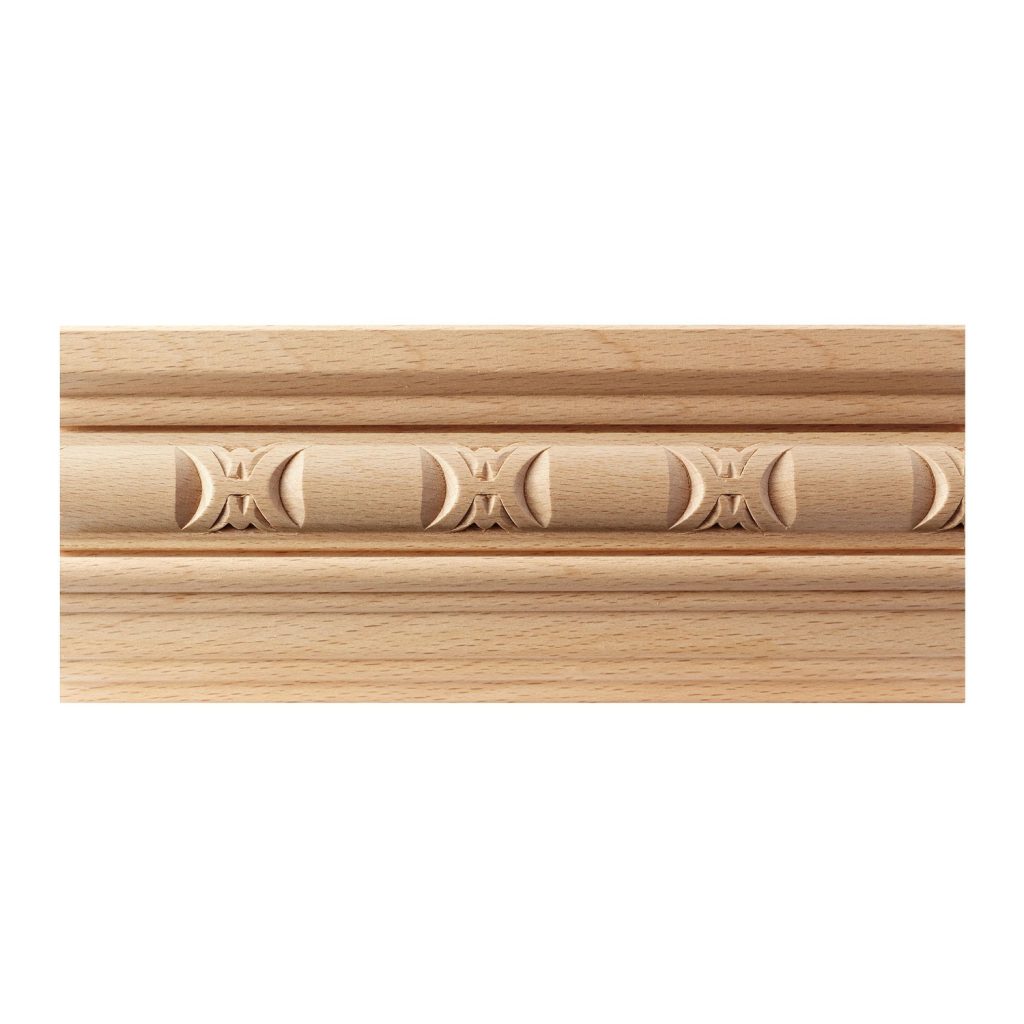 Beech Wood Reel & Dart Band Architrave Moulding
