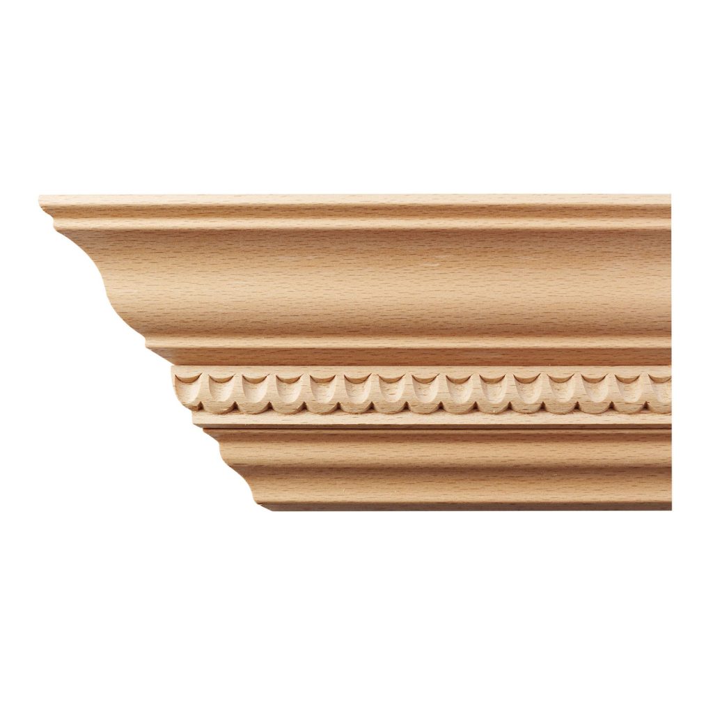Beech Wood Fluted Cornice Moulding, Wood Mouldings in Naas