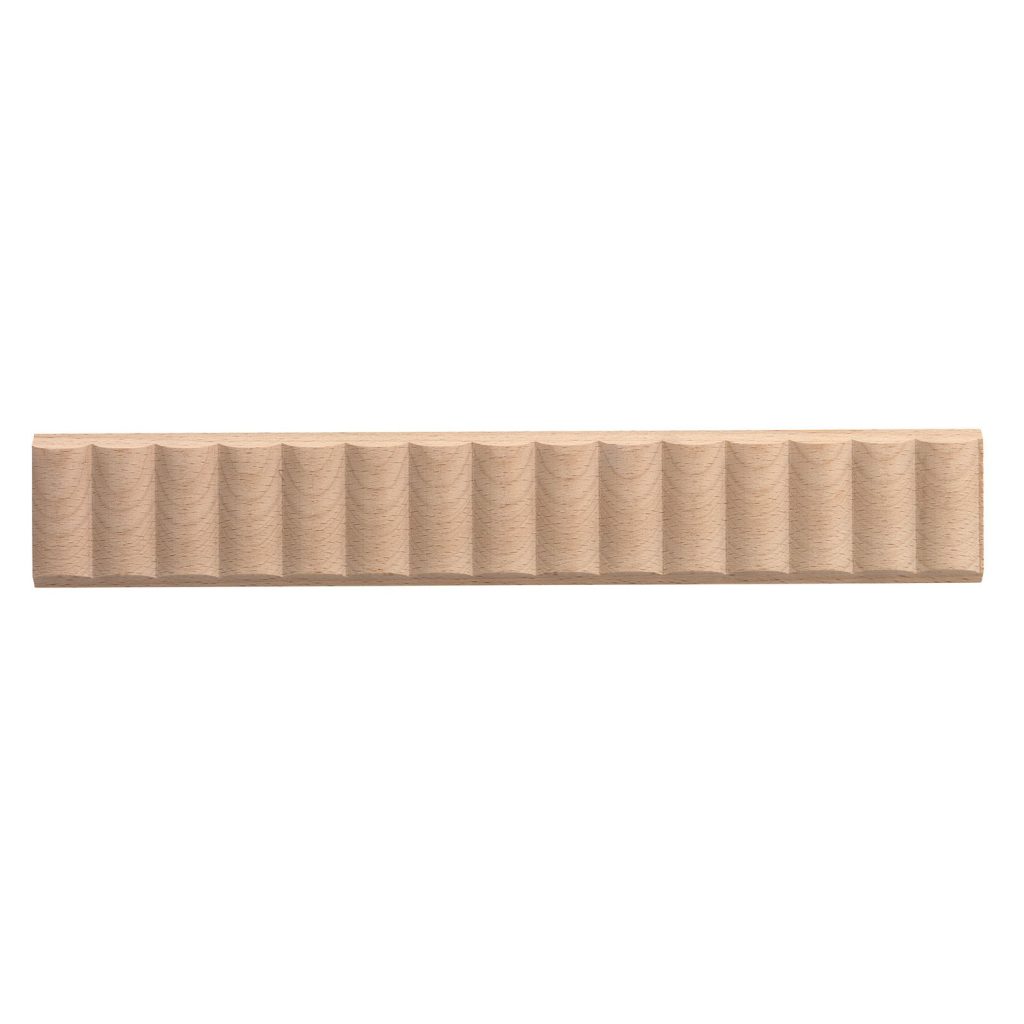 Beech Wood Dado Rails Cross Cut Wave Mouldings in Naas