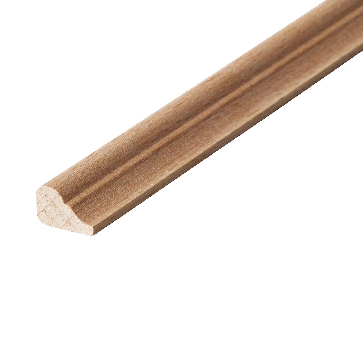 Beech wood classical moulding profile close-up