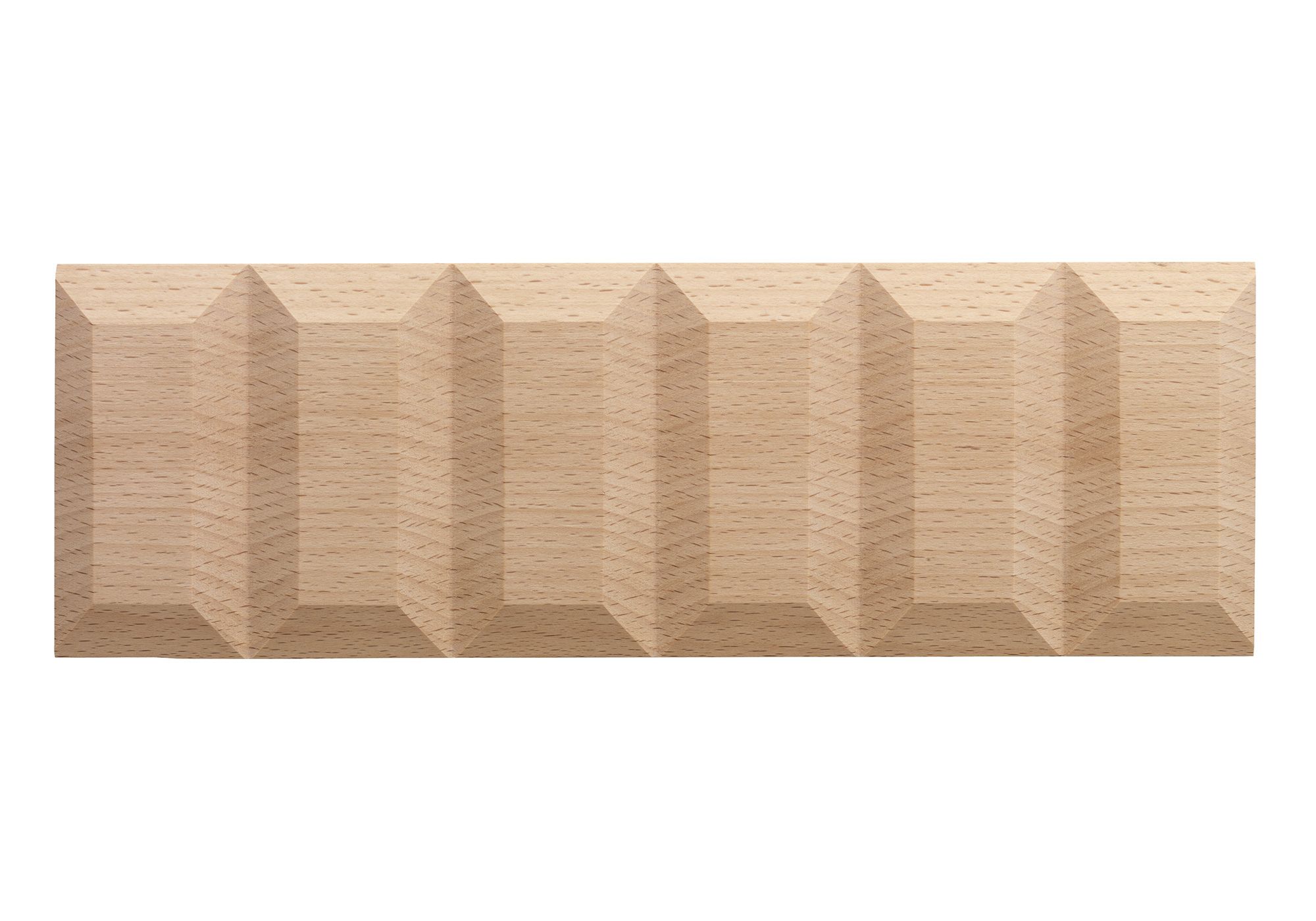 Beech Wood Cross Cut Wave Moulding