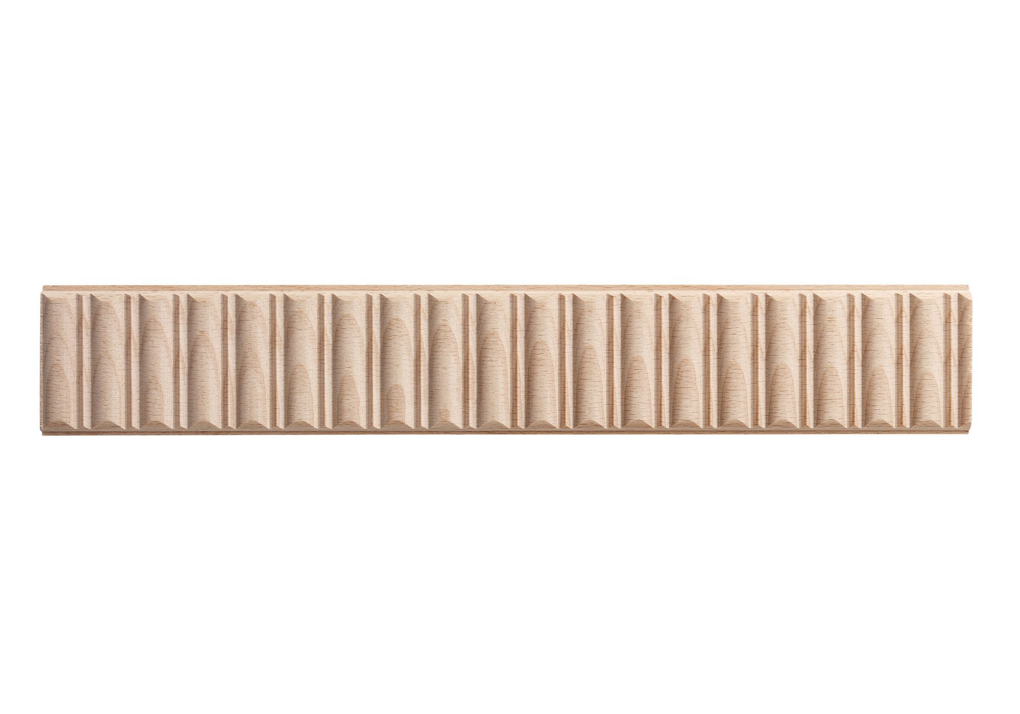 Beech Wood Cross Cut Wave Moulding