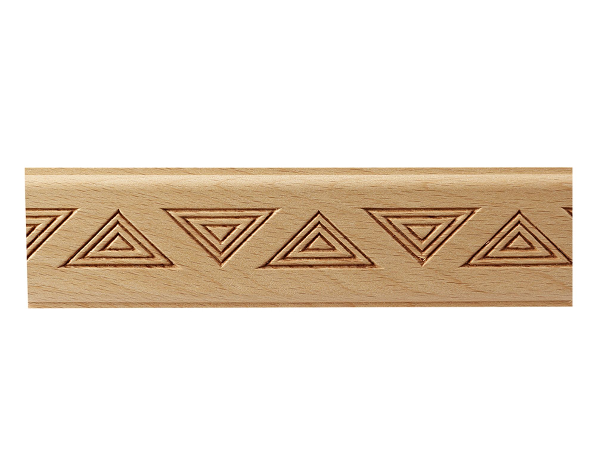 Beech Wood Frieze Embossed Moulding