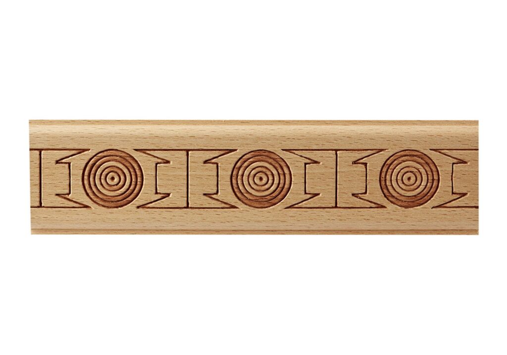 Beech Wood Frieze Embossed Moulding