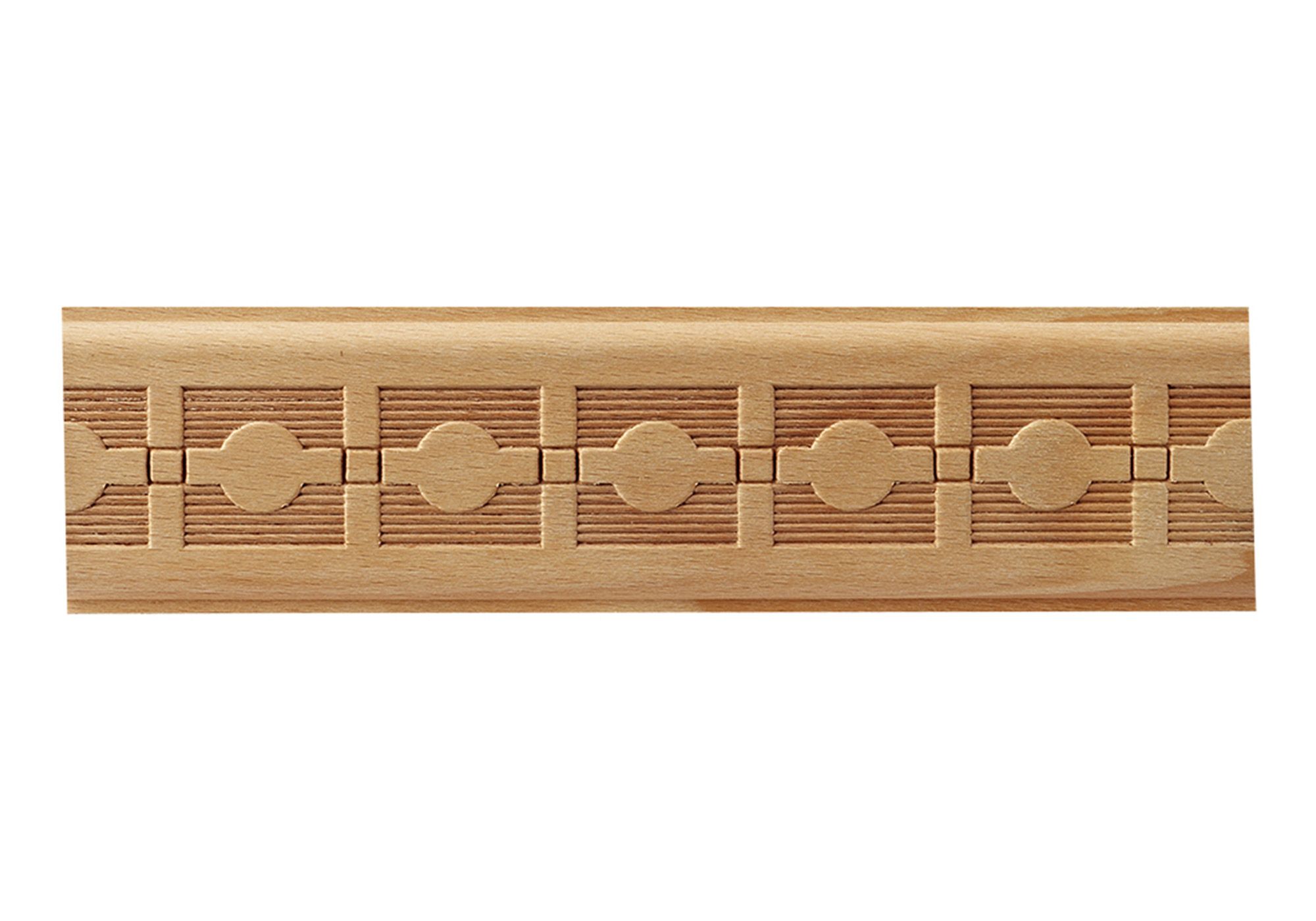 Beech Wood Frieze Embossed Moulding