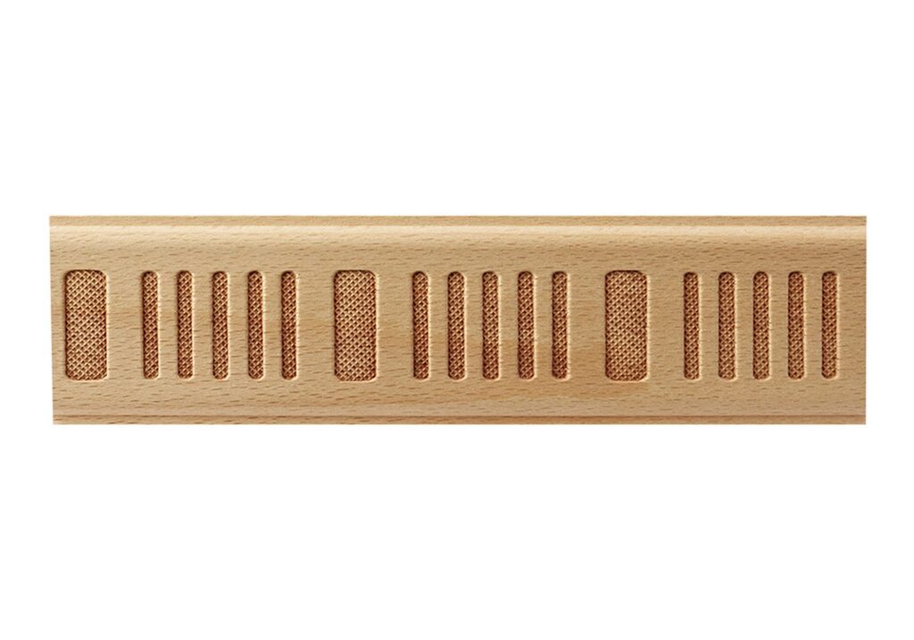 Beech Wood Frieze Embossed Moulding