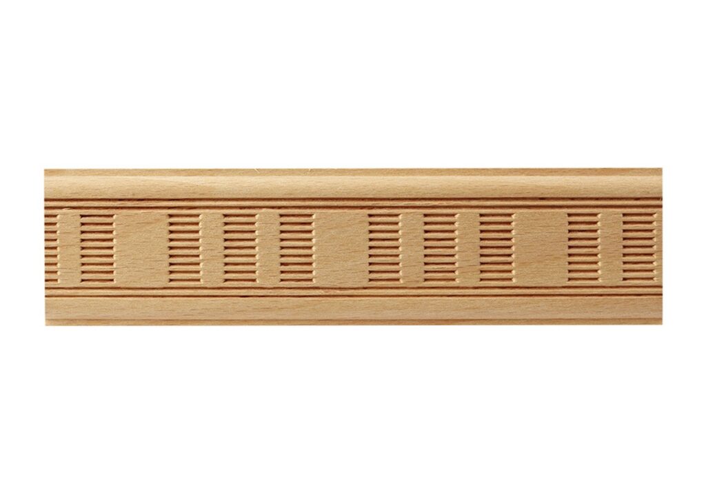 Beech Wood Frieze Embossed Moulding