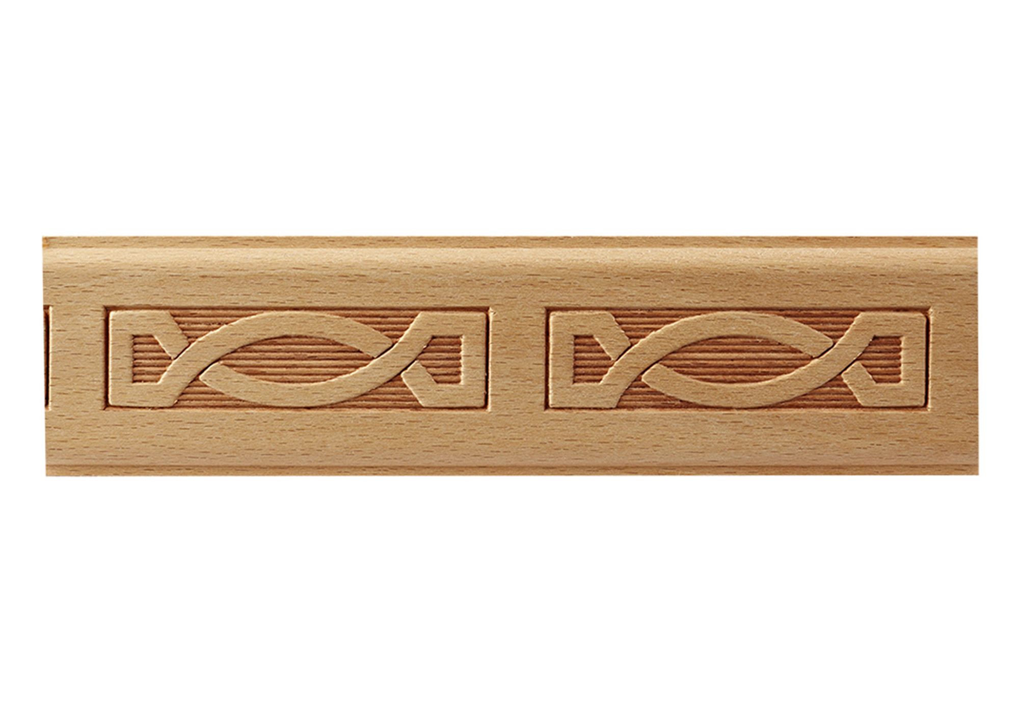 Beech Wood Frieze Embossed Moulding