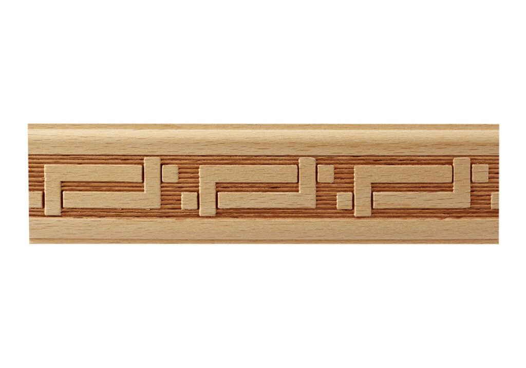 Beech Wood Frieze Embossed Moulding
