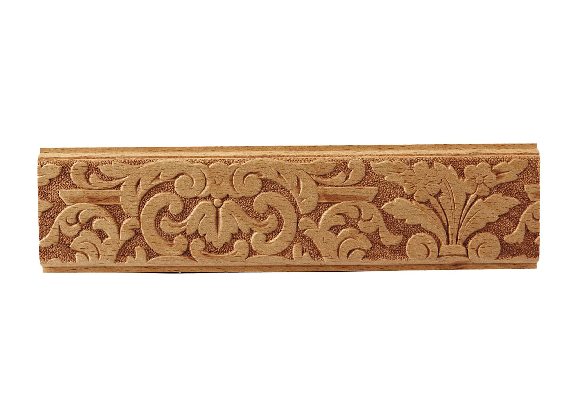 Beech Wood Frieze Embossed Moulding