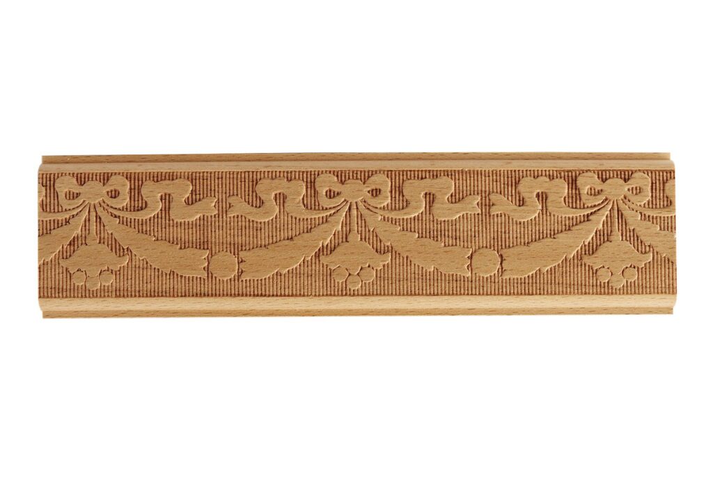 Beech Wood Frieze Embossed Moulding