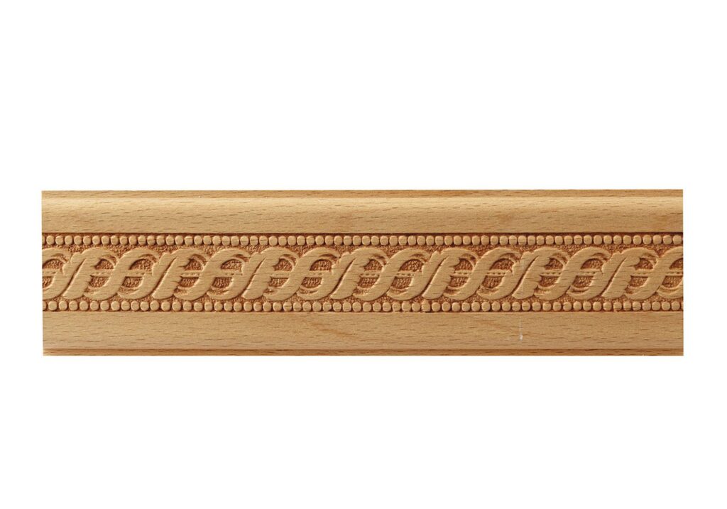 Beech Wood Frieze Embossed Moulding