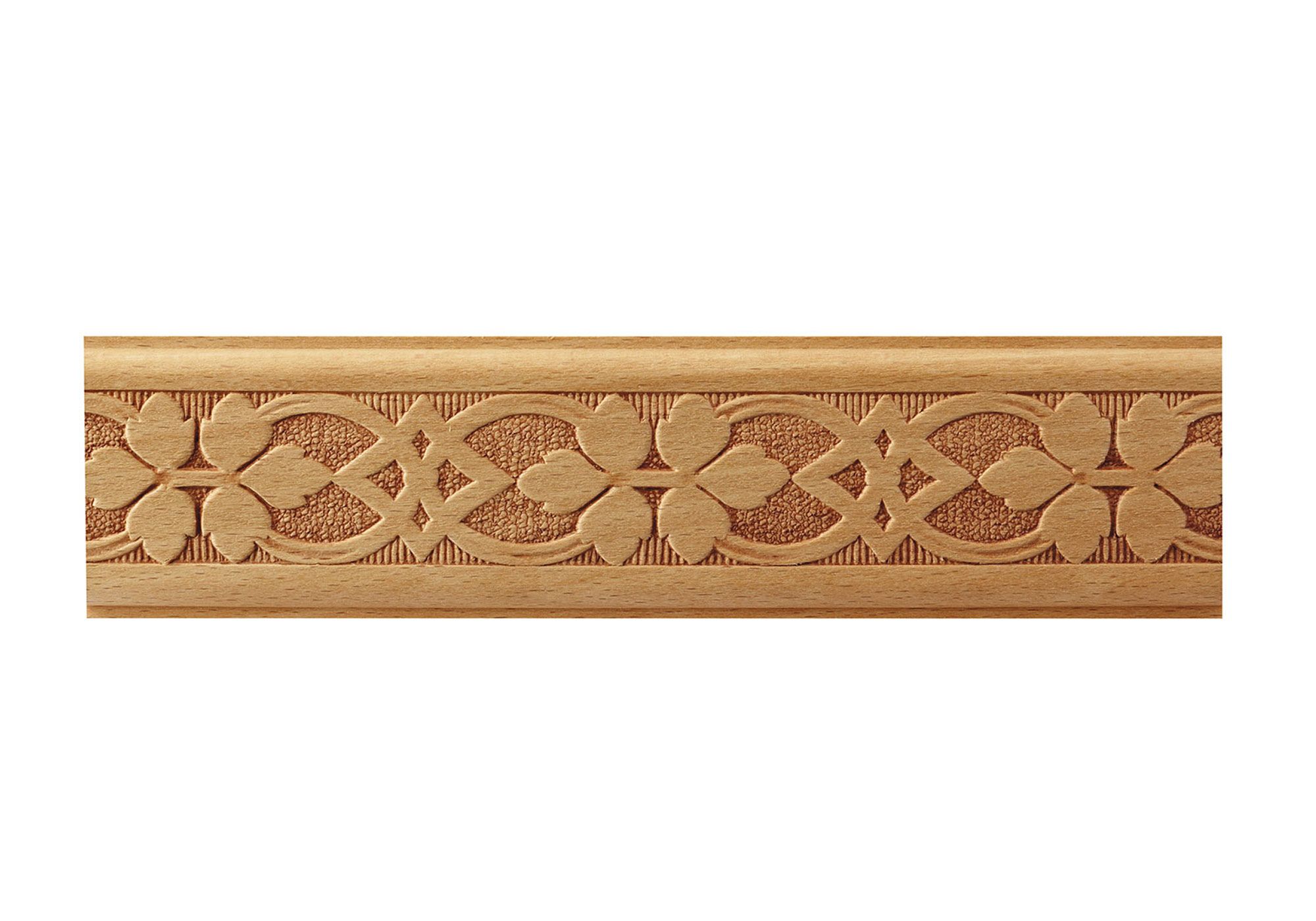 Beech Wood Frieze Embossed Moulding