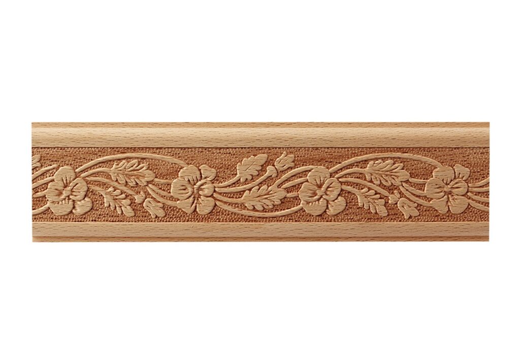 Beech Wood Frieze Embossed Moulding