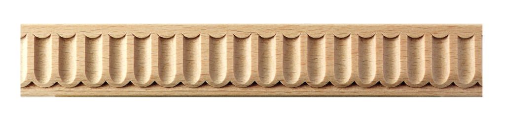Beech Wood Fluted Moulding
