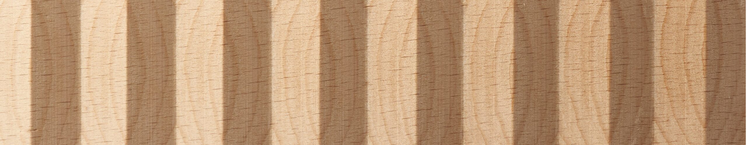 Beech Wood Cross Cut Wave Moulding