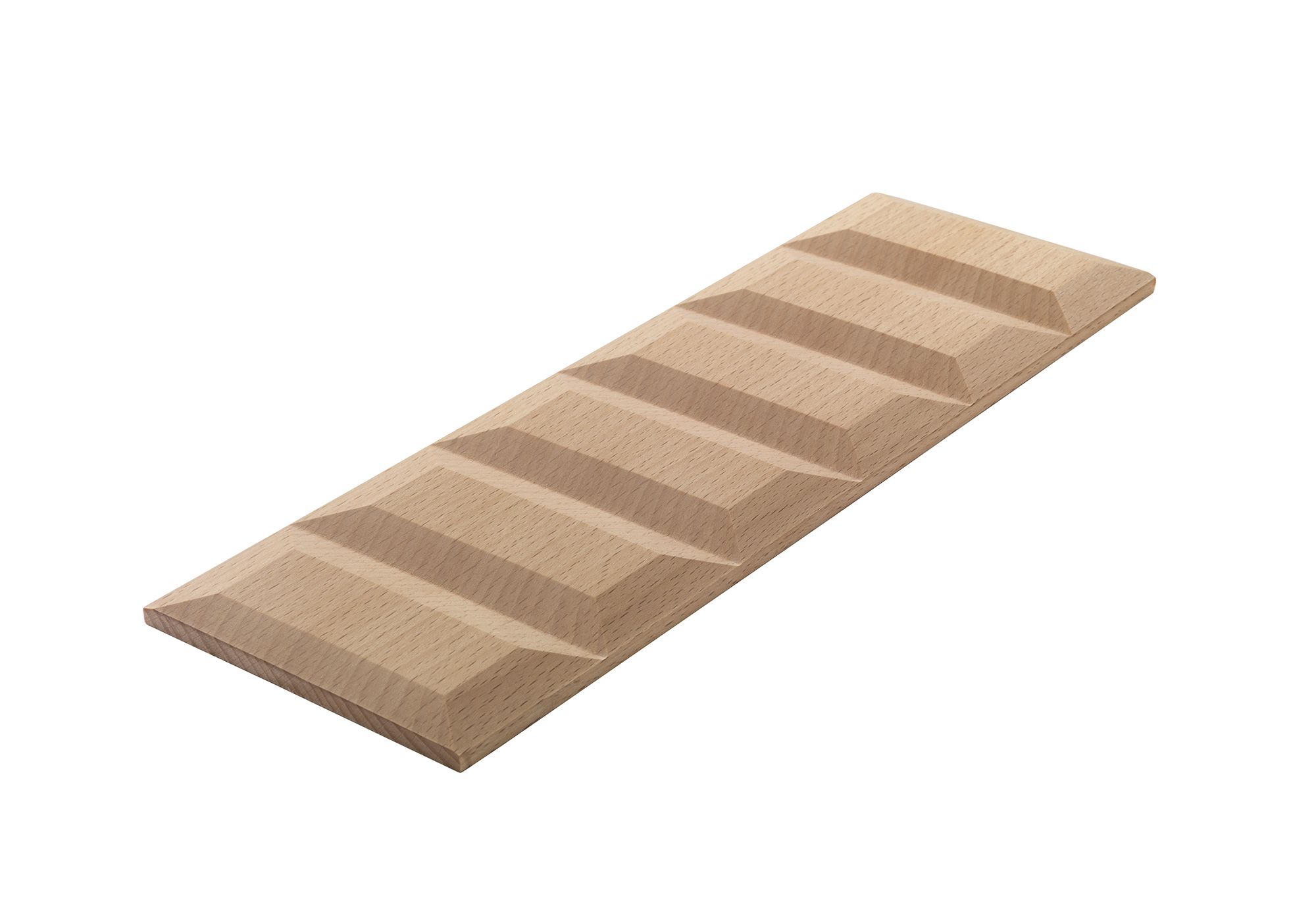 Beech Wood Cross Cut Wave Moulding
