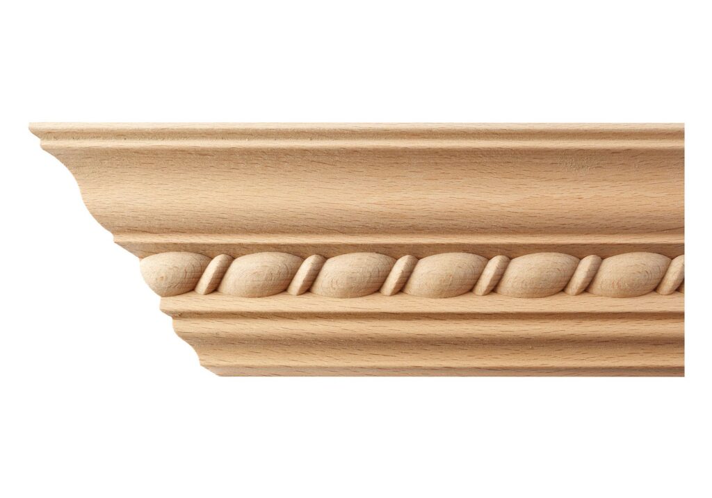 Beech Wood Rope Cornice Moulding