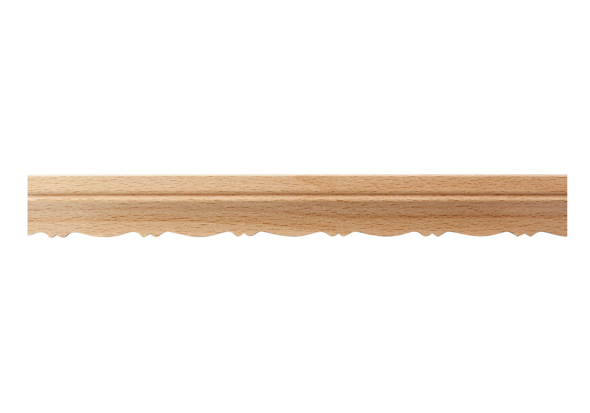Beech Wood Scalloped Moulding