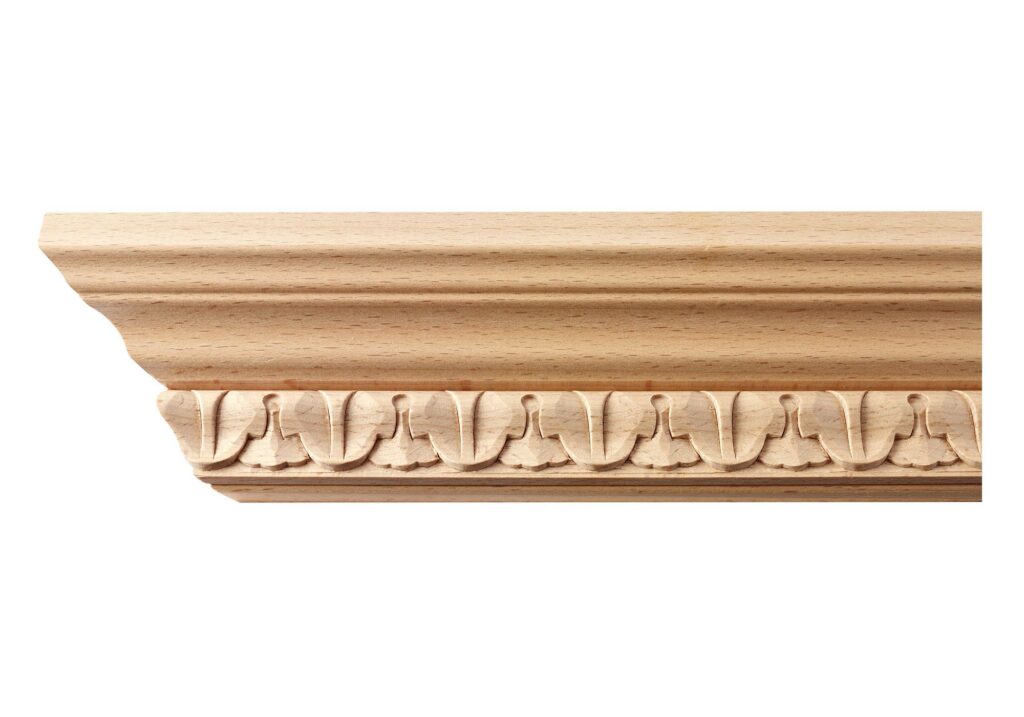 Beech Wood Acanthus Leaf Cornice Moulding