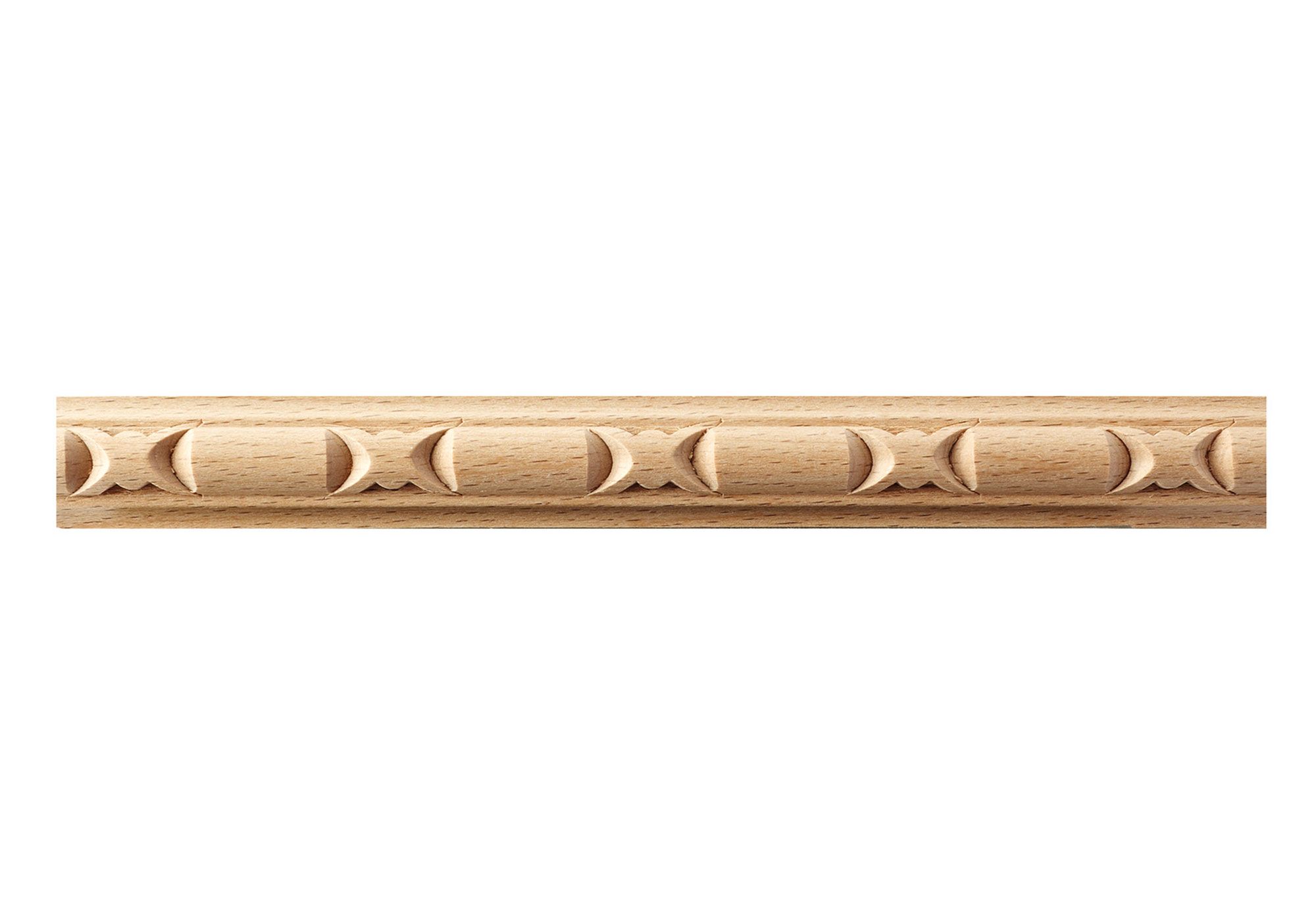 Beech Wood Reel & Dart Band Moulding