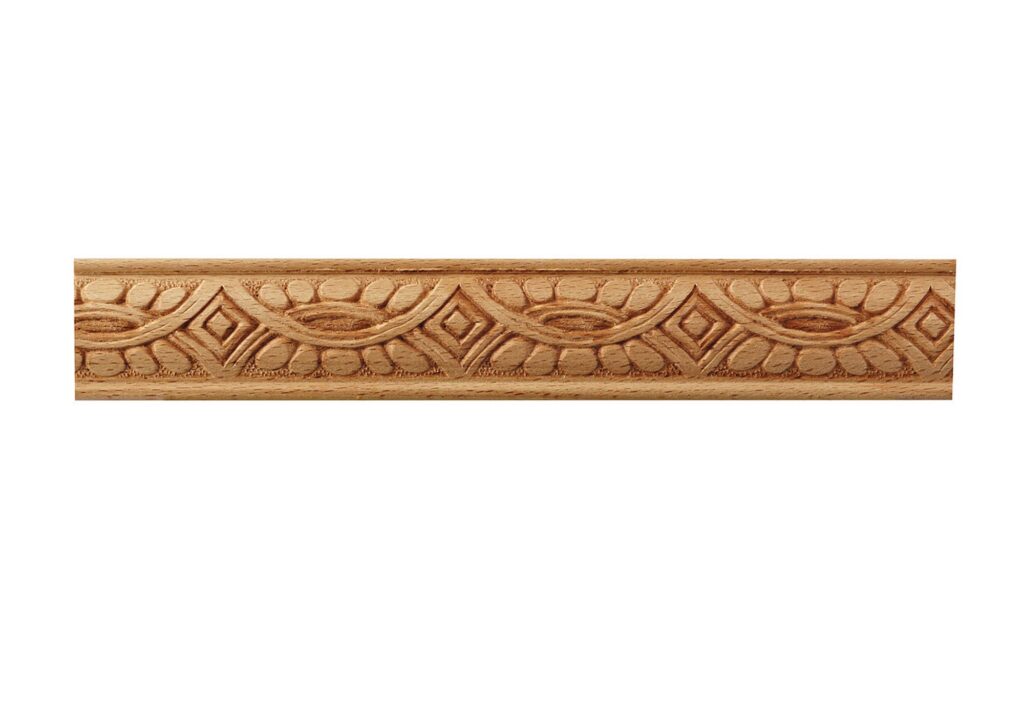 Beech Wood Astragal Embossed Moulding